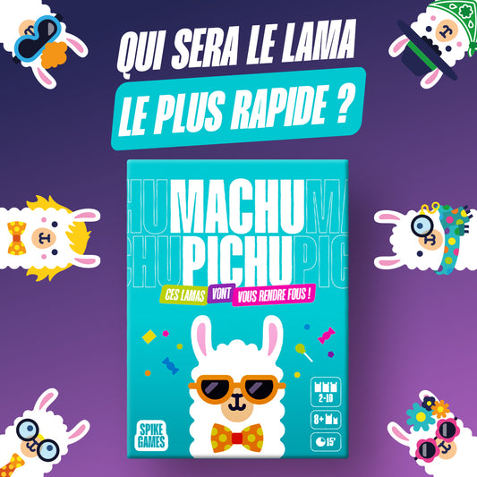 Machu Pichu - Jeu de Société de Rapidité et d'Observation pour 2 à 10 Joueurs, Dès 8 Ans - Format Compact de Voyage